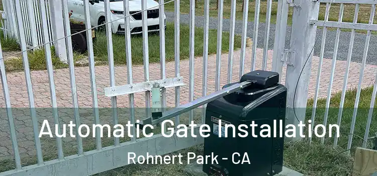 Automatic Gate Installation Rohnert Park - CA