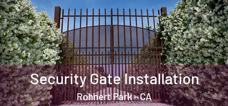 Security Gate Installation Rohnert Park - CA