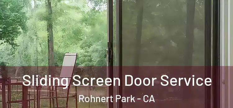 Sliding Screen Door Service Rohnert Park - CA